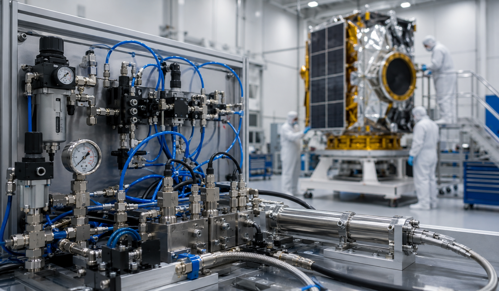 Space Economy Manufacturing and Test System Hydraulics and Pneumatics